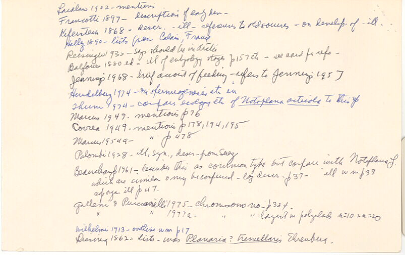 index card