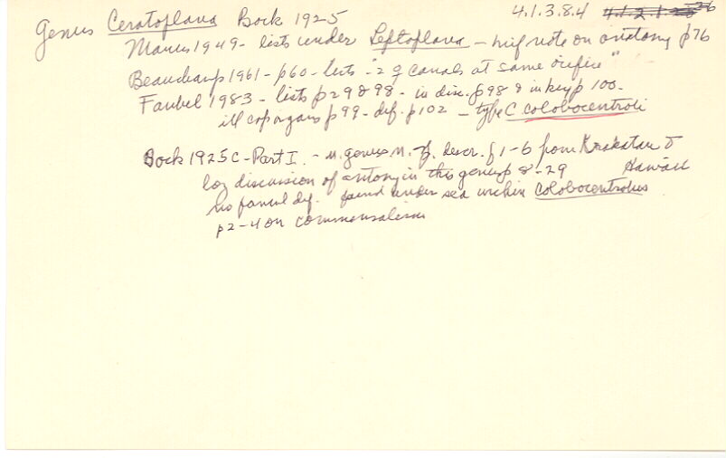 index card