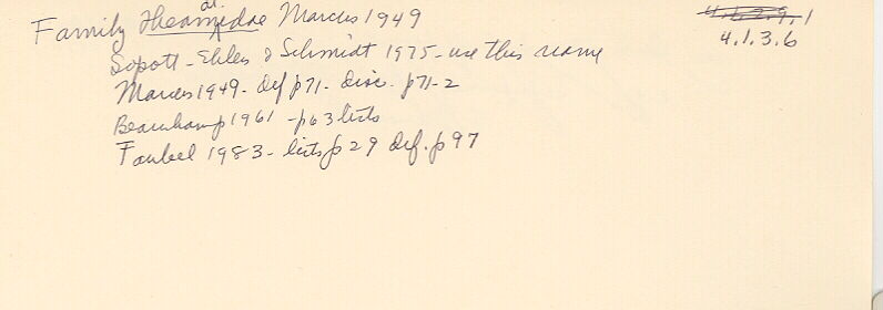 index card