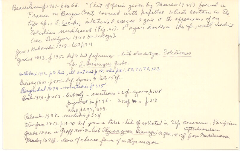 index card