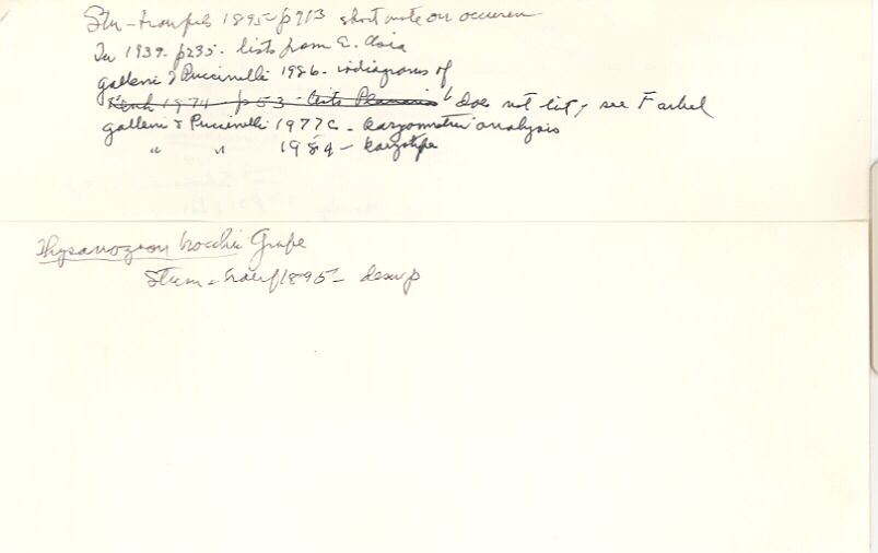 index card