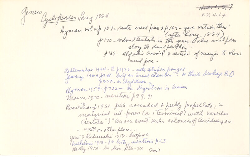 index card