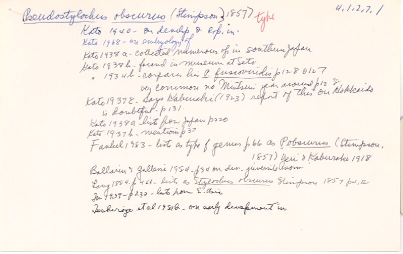 index card