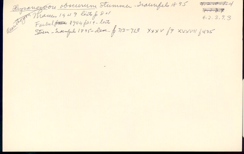index card