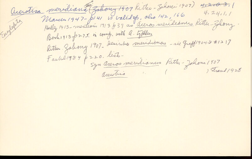 index card
