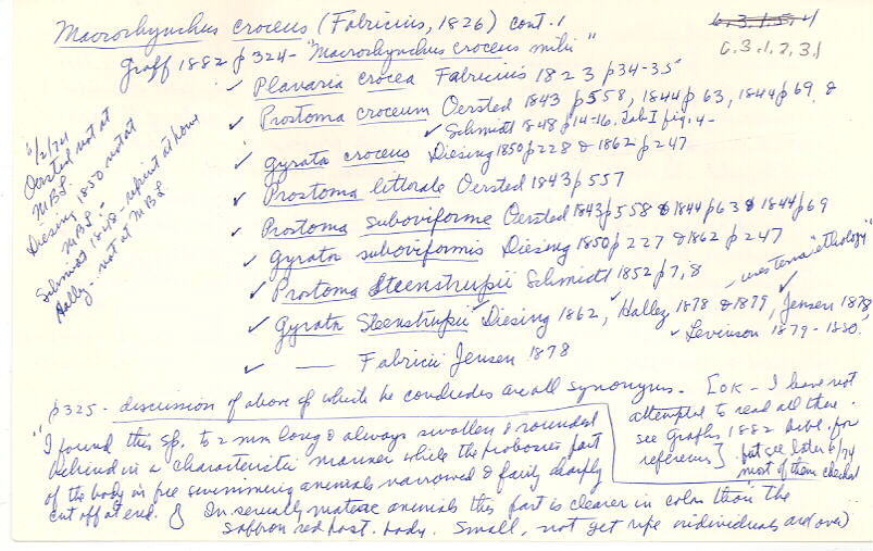 index card