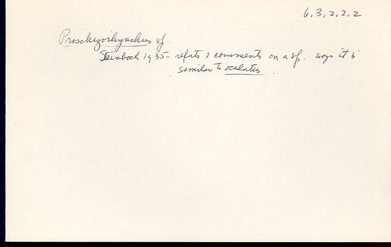 index card