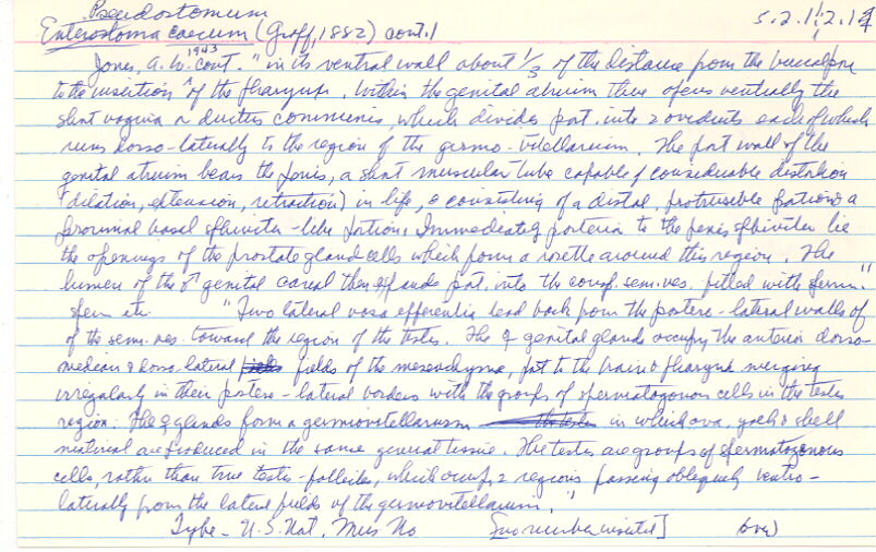 index card