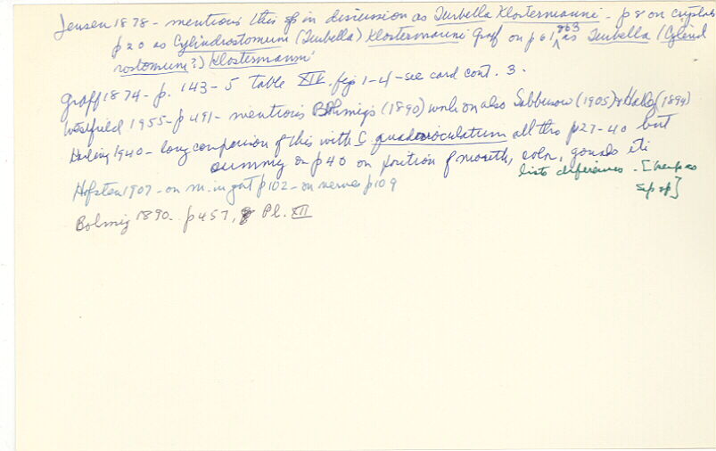 index card