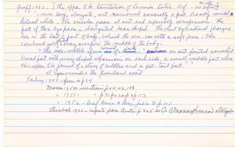 index card