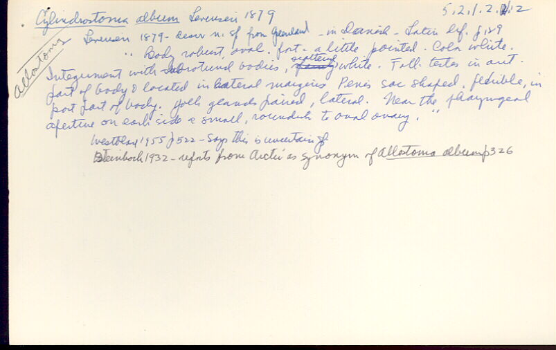 index card