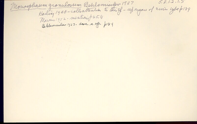 index card