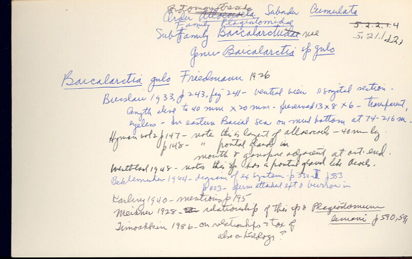 index card
