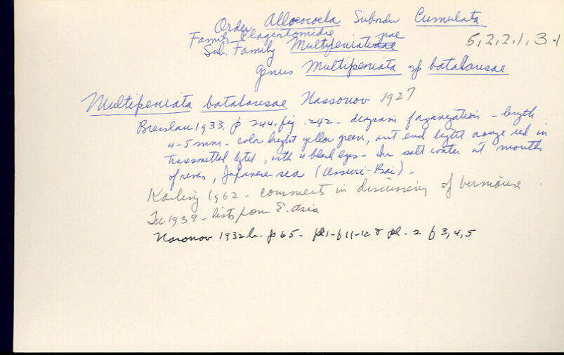 index card