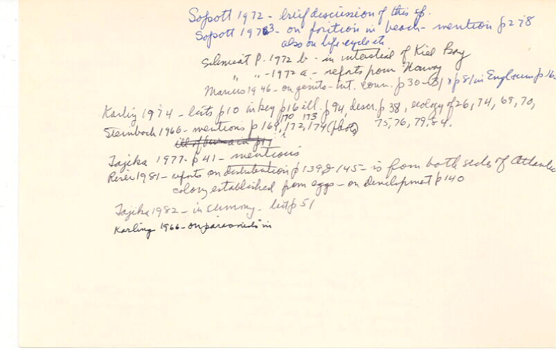 index card