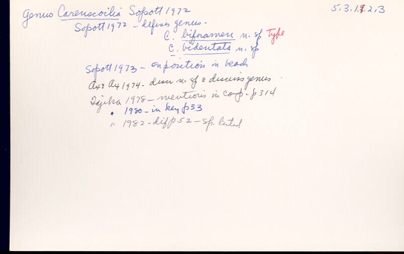 index card