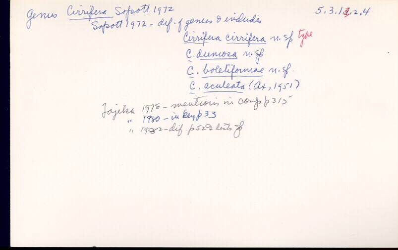 index card