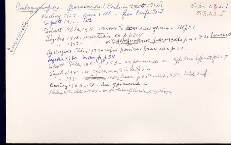 index card