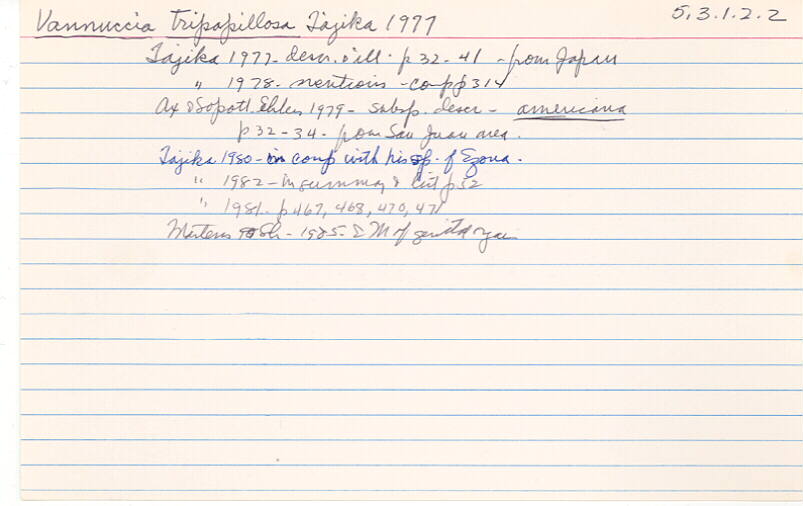 index card