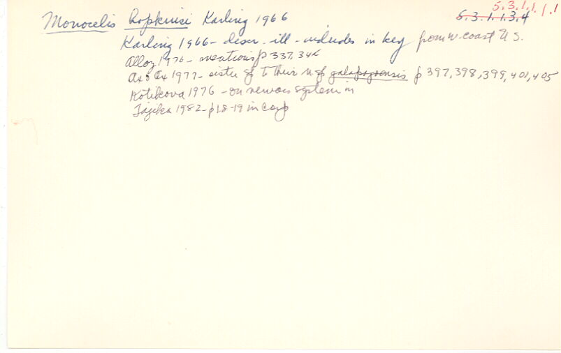 index card