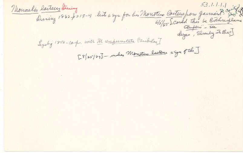 index card