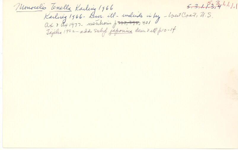 index card