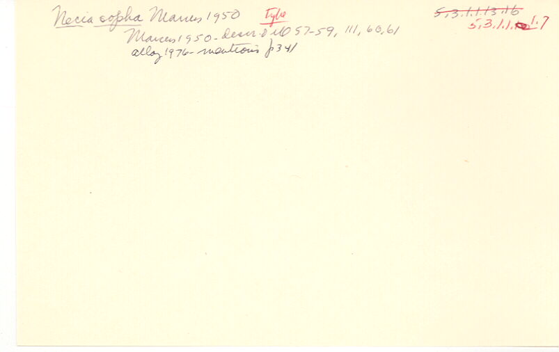 index card