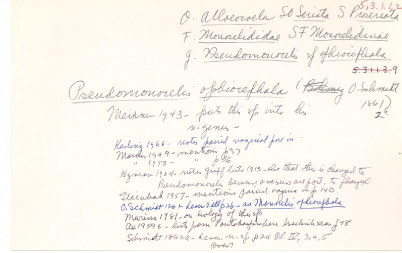 index card