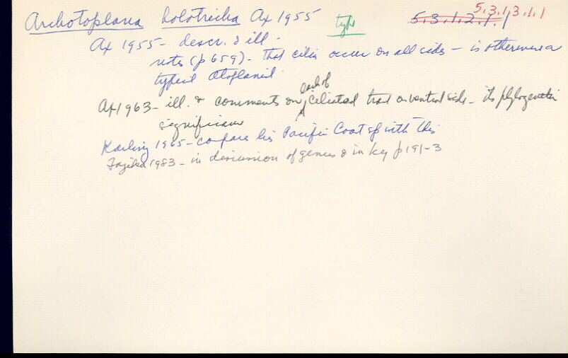 index card