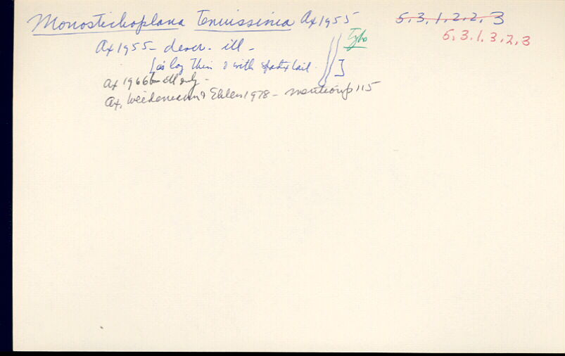 index card