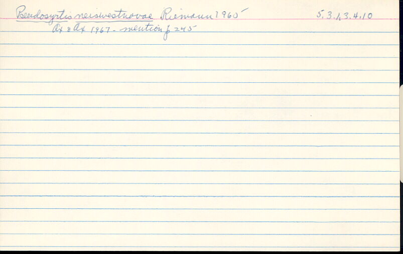 index card