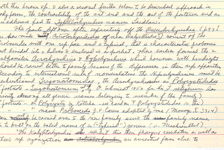 index card