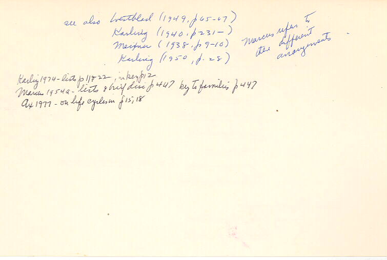 index card