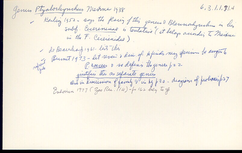 index card
