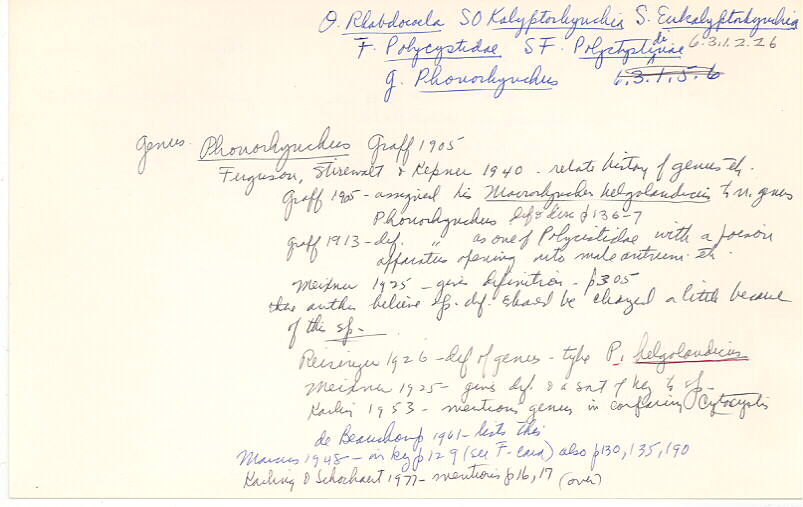 index card