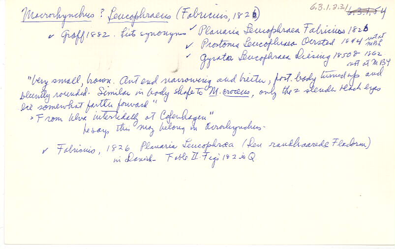 index card
