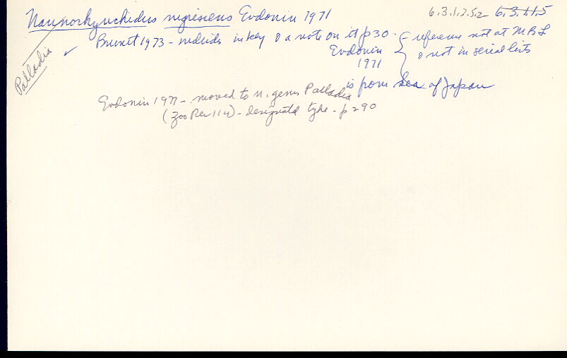 index card