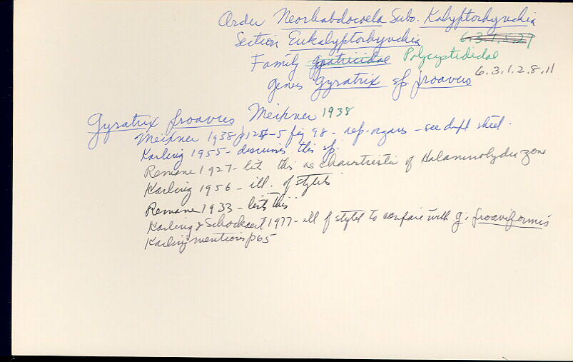 index card