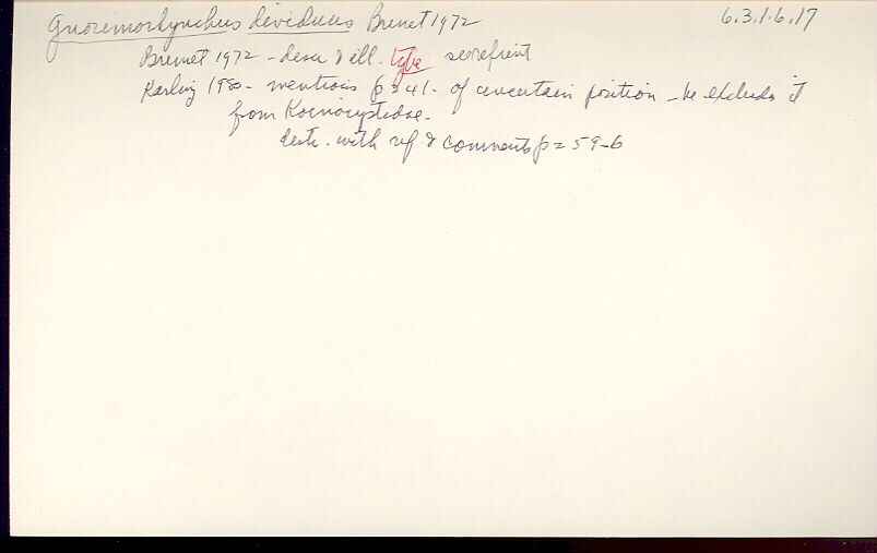 index card