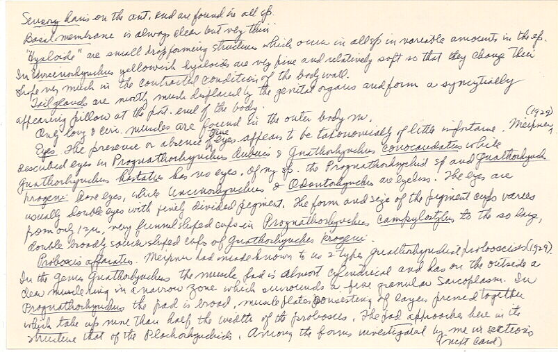 index card