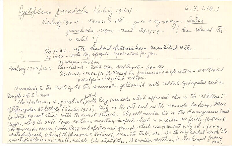 index card