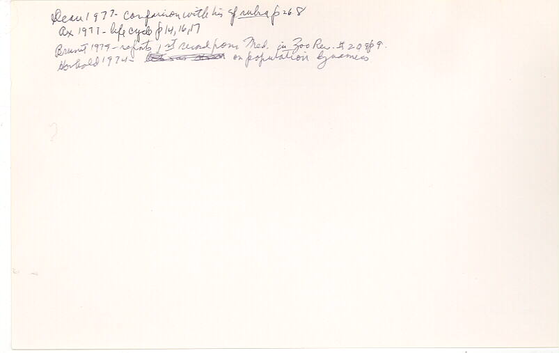 index card
