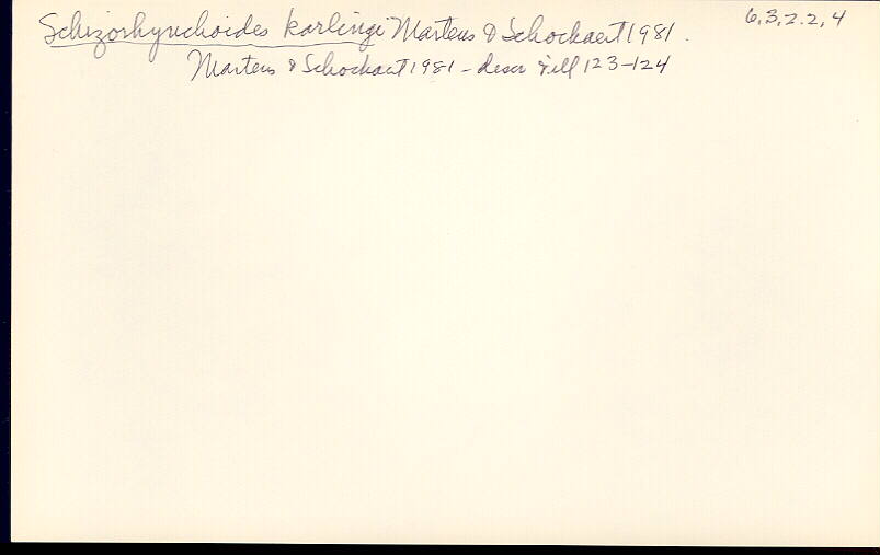 index card