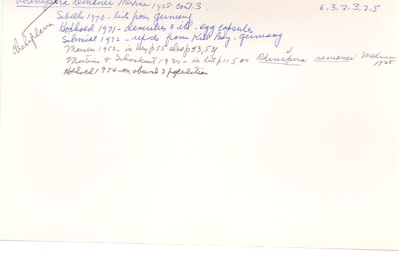 index card