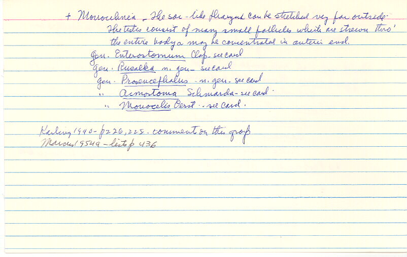 index card