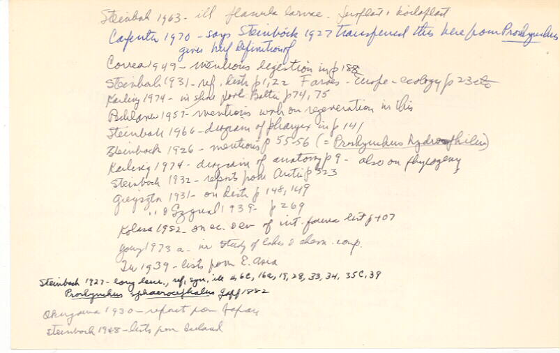 index card