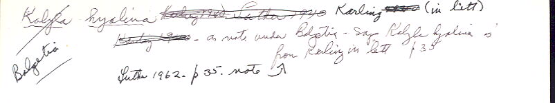 index card