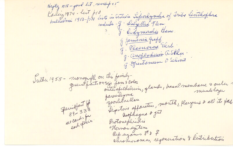 index card