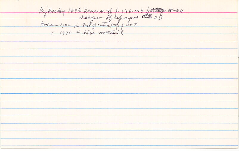 index card