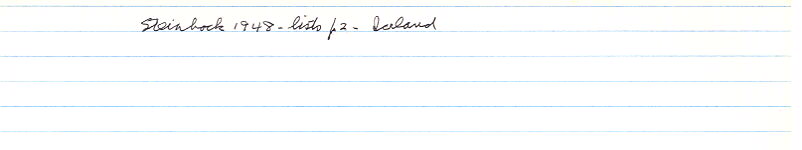 index card